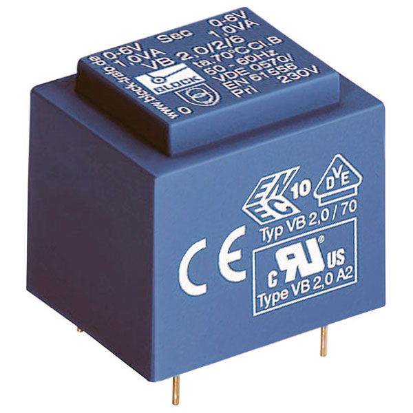 Transformateur pour circuits imprimés Block VB 1,2/1/12 1 x 230 V 1 x 12 V/AC 1.20 VA 100 mA 1 pc(s)
