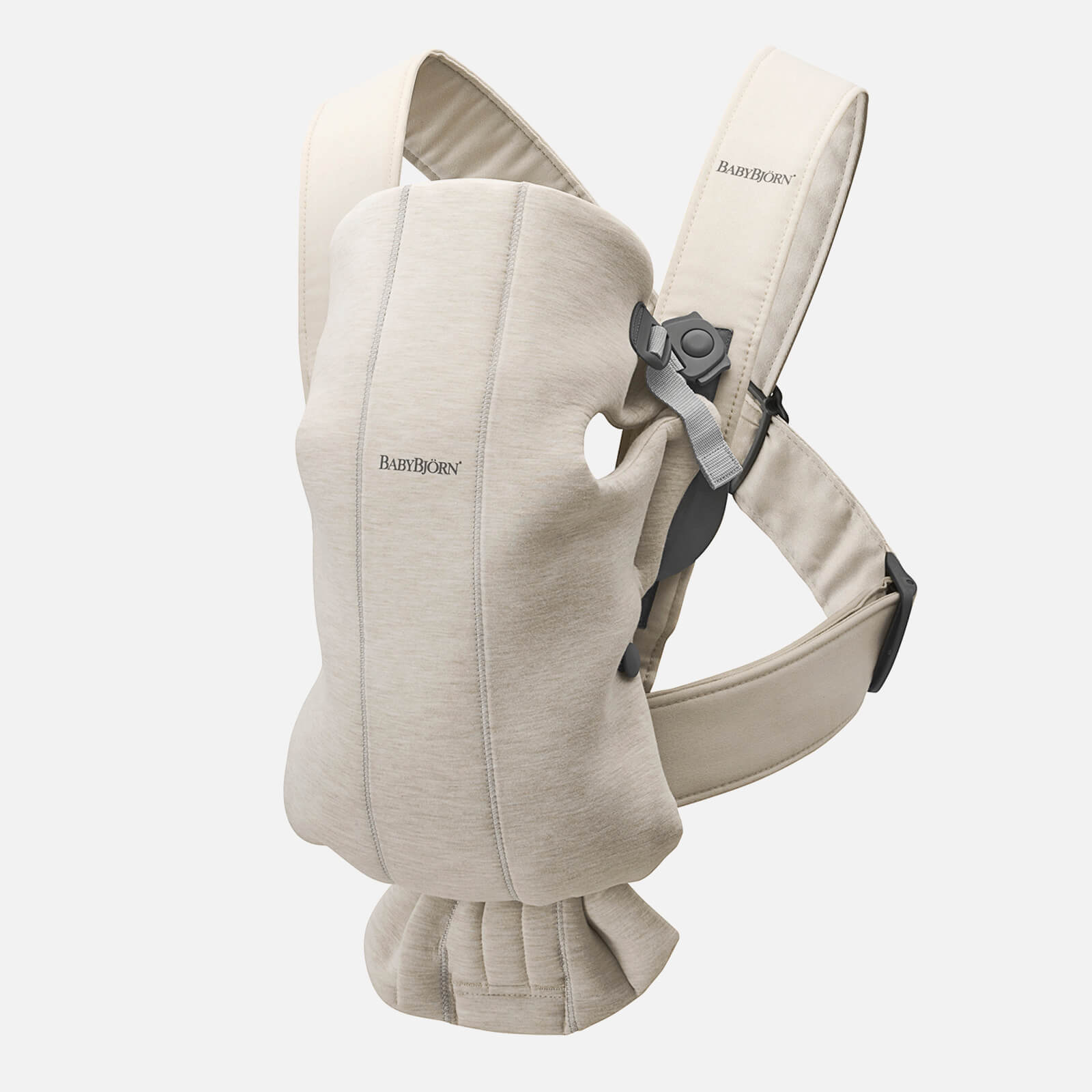BabyBjörn BABYBJÖRN Mini Baby 3D Jersey Carrier-Light Beige (New 2022)