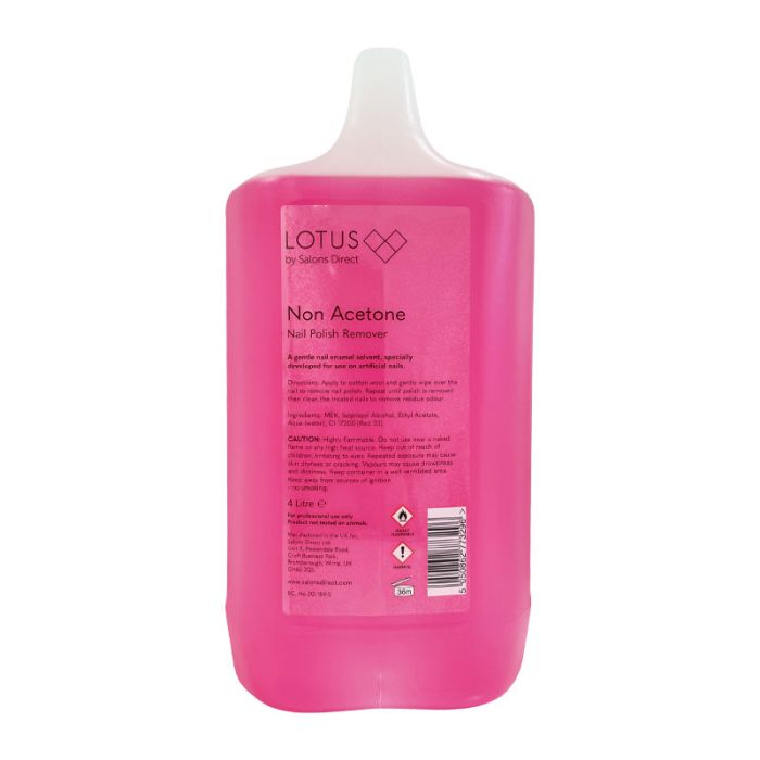 Lotus Non Acetone Nail Polish Remover 4 Litre