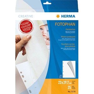 Herma Photo Carton 25 Sheets white 7578