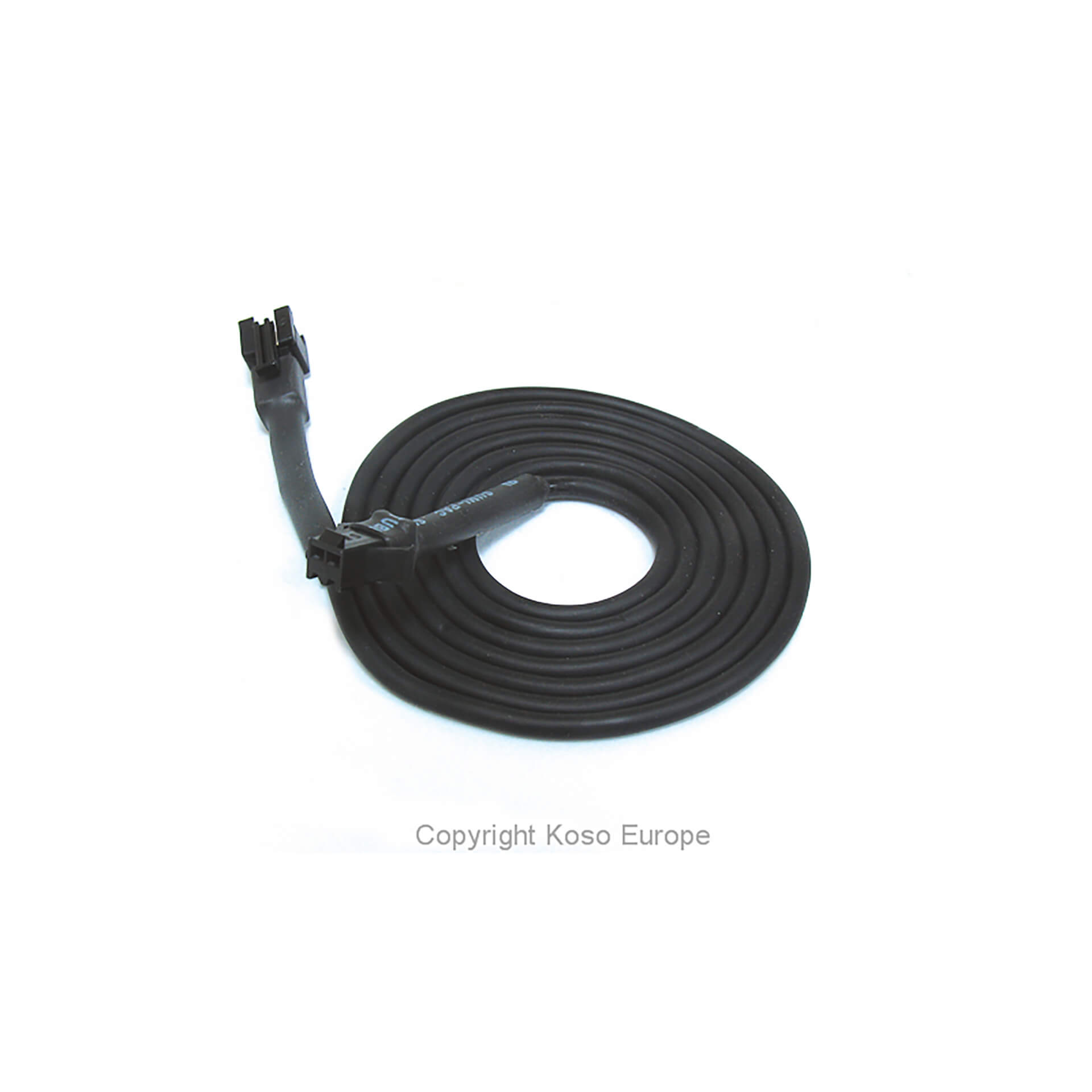 KOSO Cable for temperature sensor 1 meter, (black plug), white, white