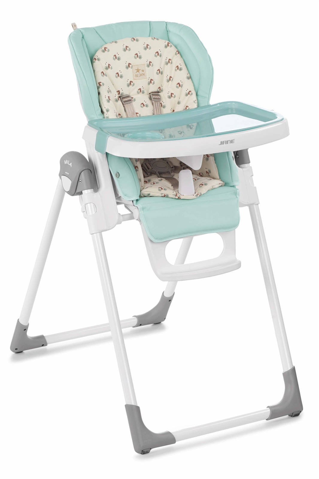 Jané Mila Eco Leather Highchair - Forest Green