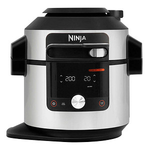 Ninja Foodi MAX Air Fryer Multicooker, Smart Lid, 14 Cooking Functions in 1, 7.5L, Pressure Cooking, Air Frying, Slow Cooking, Grill and More, Digit