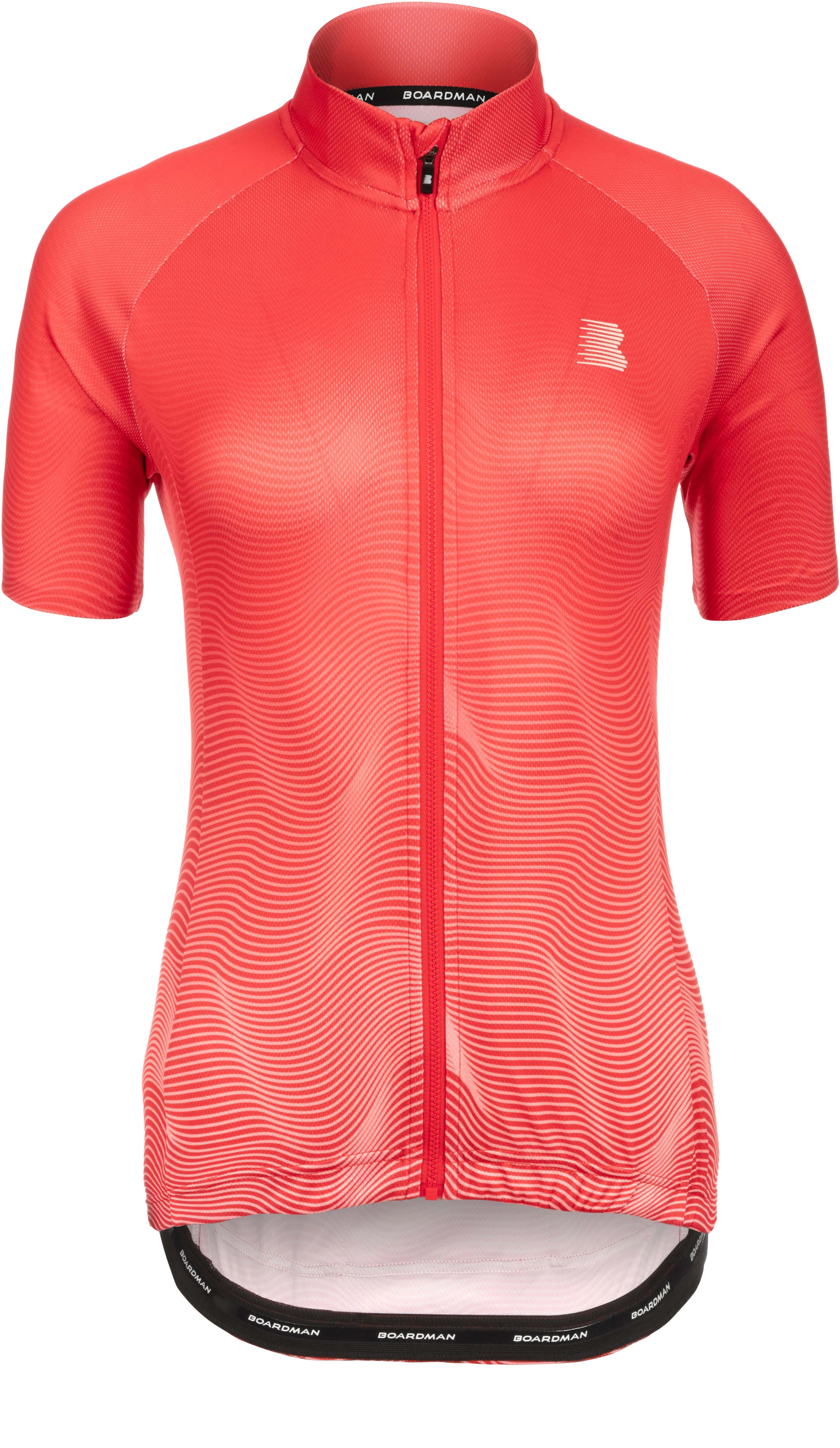 Boardman Ladies Cycling Jersey, Coral Red, 16