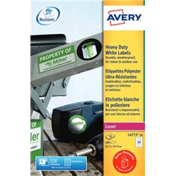 Avery Avery Heavy Duty White Laser 480 Labels 64.5 x 33.9 mm | Postage & Packaging Supplies > Labels > Labels