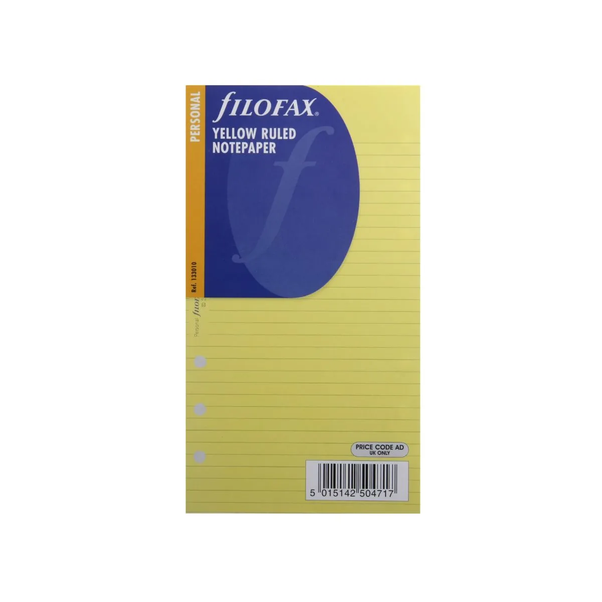 Filofax Filofax Refill Personal 30 Sheets Ruled, Yellow | Diaries, Calendars & Planners > Filofax & Refills > Filofax & Refills
