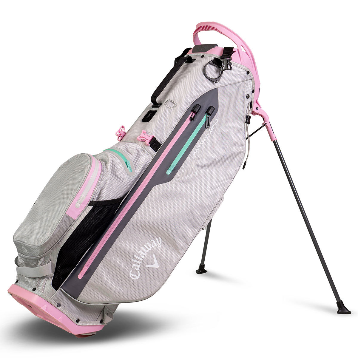 Callaway Golf Callaway Womens Golf Fairway C HD Golf Stand Bag, Female, Grey/pink | American Golf