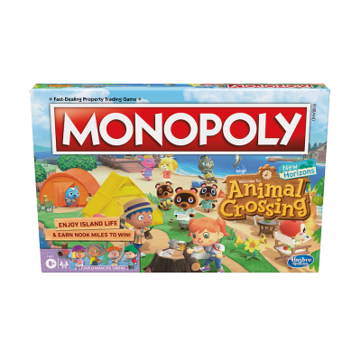 Hasbro Animal Crossing Monopoly for Puzzles and Board Games