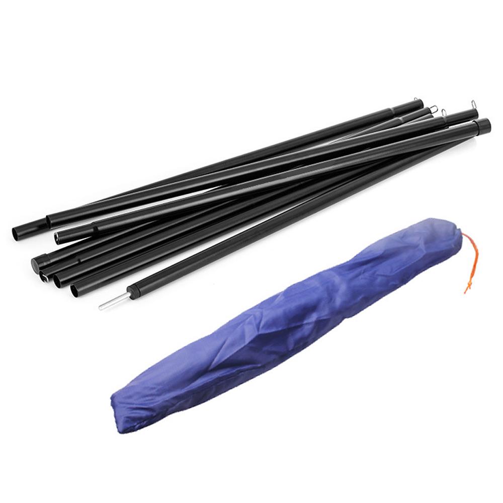 Lixada 2 PCS/Set Outdoor Tent Canopy Poles Tent Canopy Support Rods Awning Frames Accessories black
