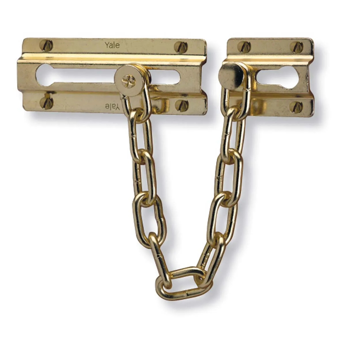 Yale Locks P1037 Door Chain Brass Finish Yalp1037pb