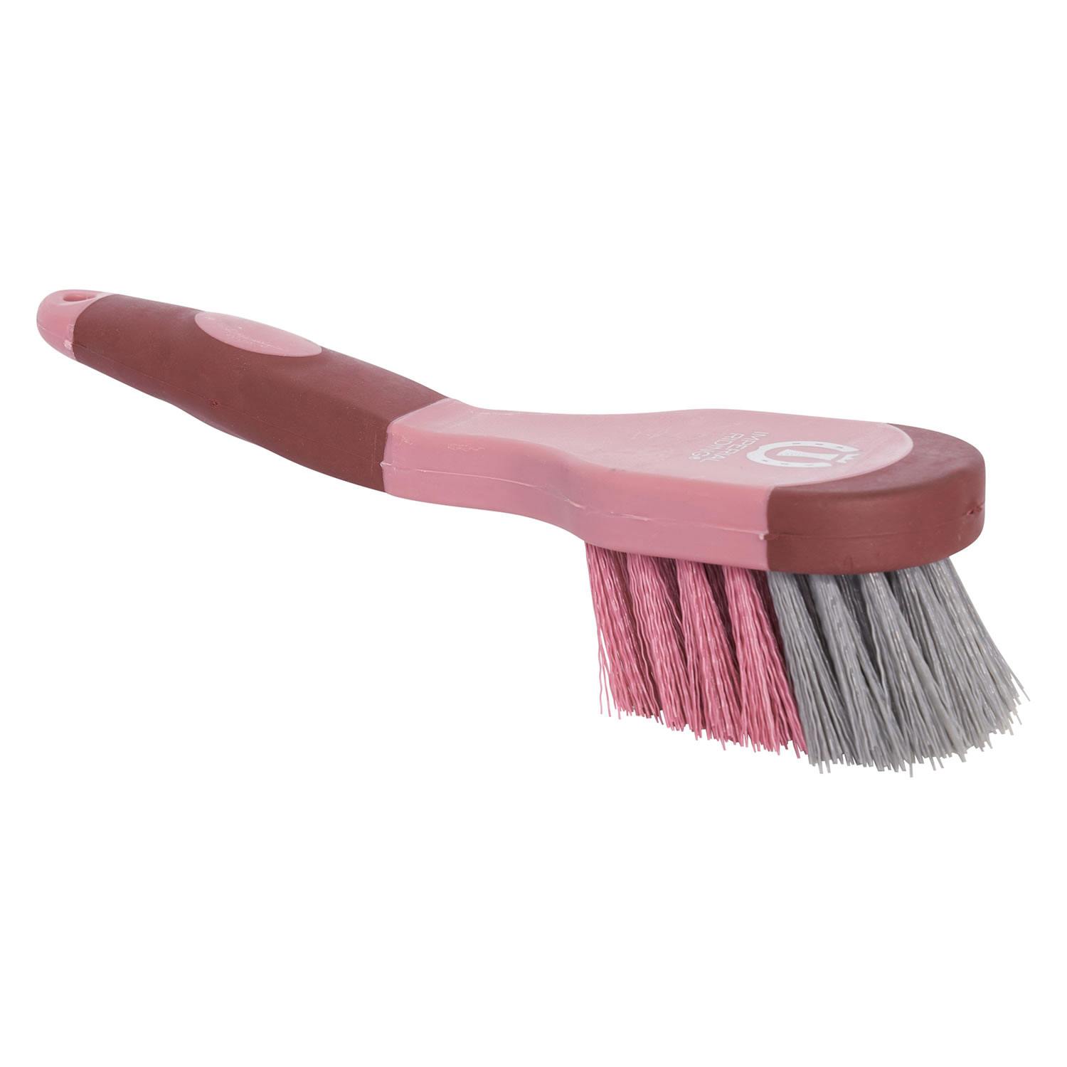 Imperial Riding Hoof Brush IRHgrip Rose/Bordeaux/Silver - One Size