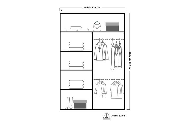 Sliding Mirror Wardrobe 120/150/180/203 | Wowcher
