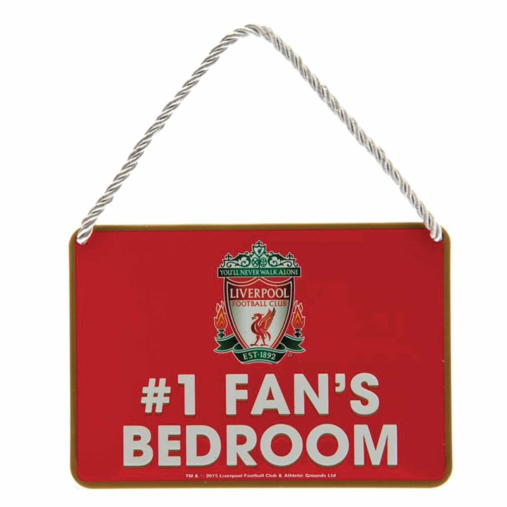 Liverpool Fc No.1 Fan's Bedroom Sign