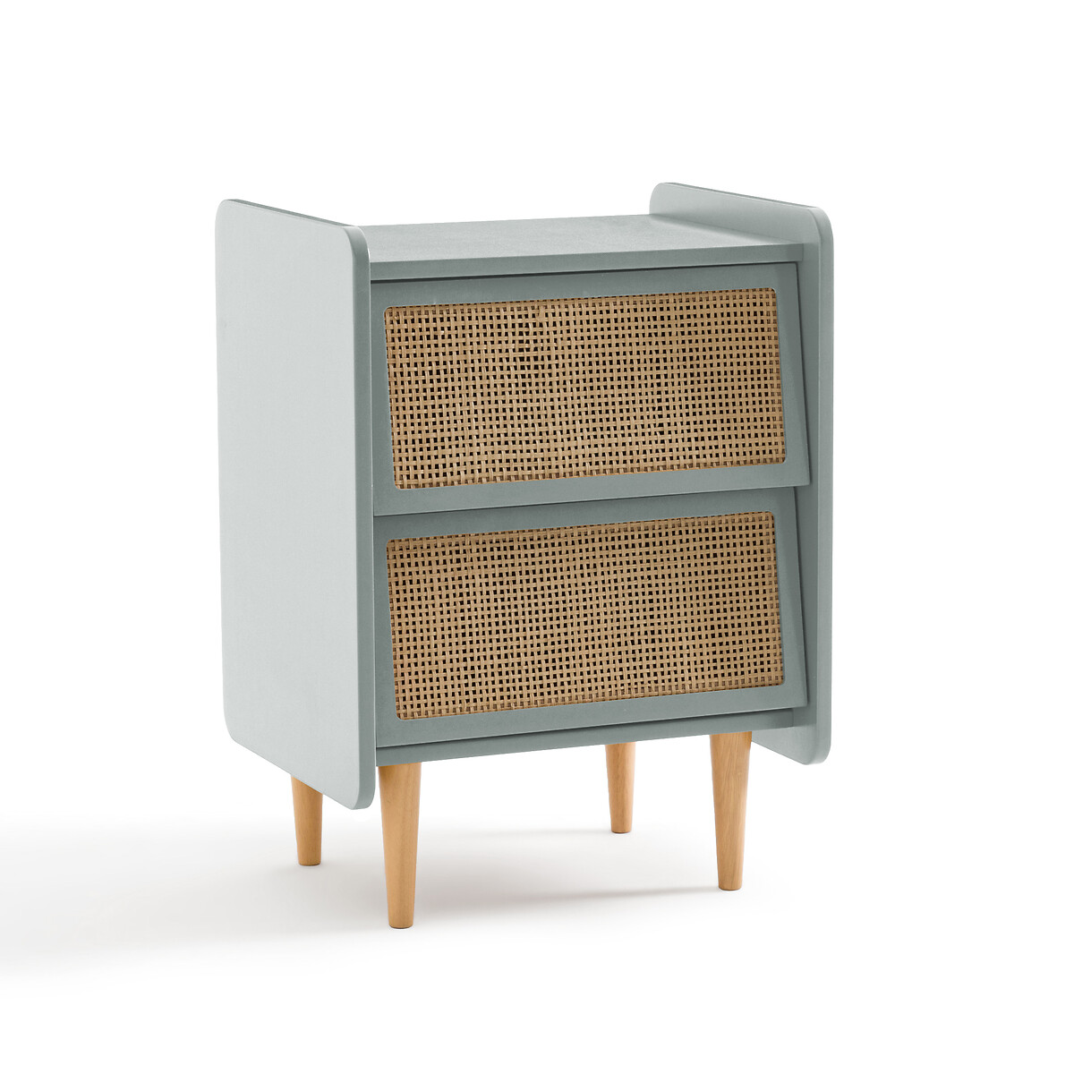 La Redoute Interieurs Taga 2-Drawer Cane Bedside Table by La Redoute