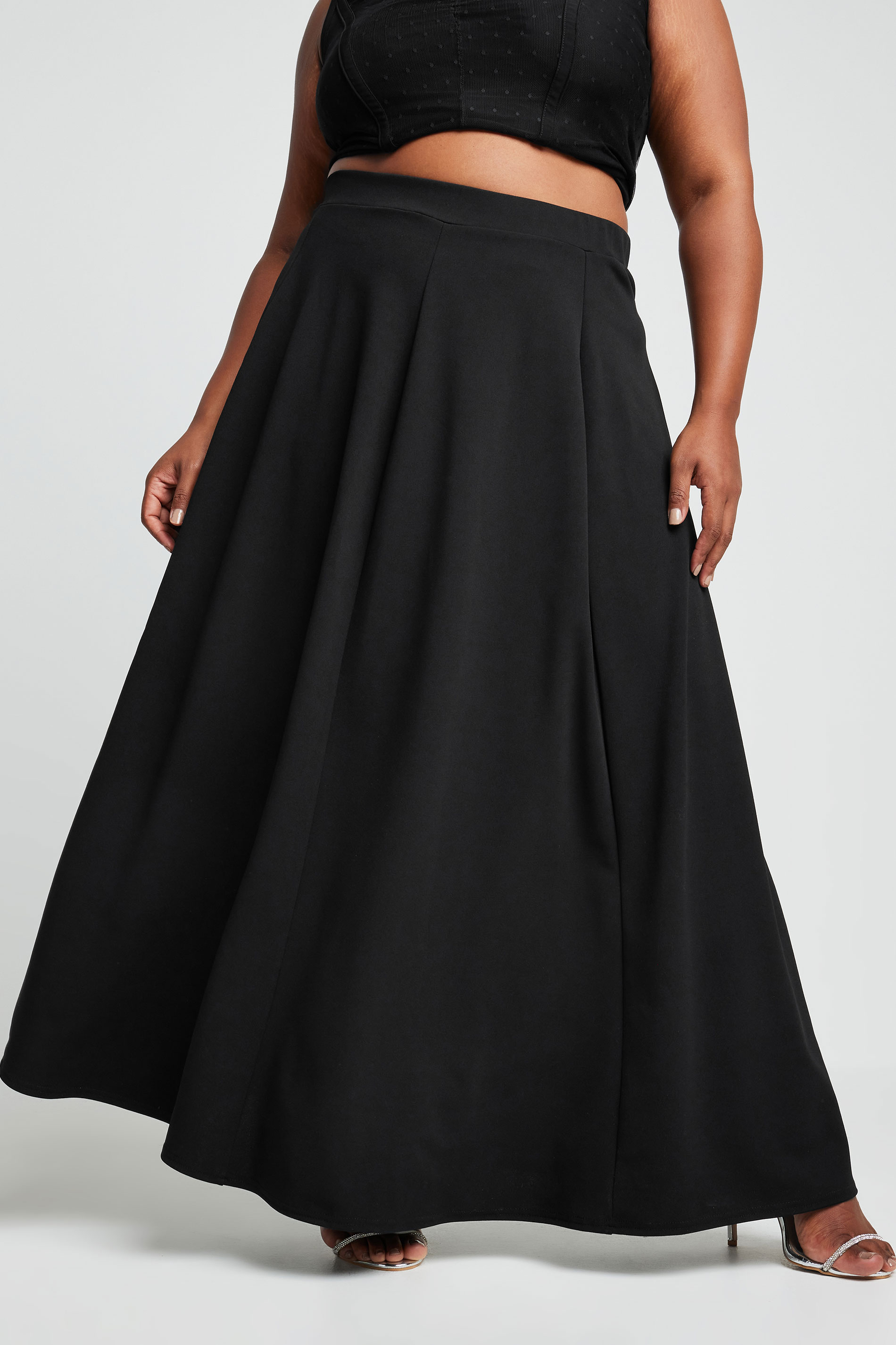 Panelled Maxi Skirt