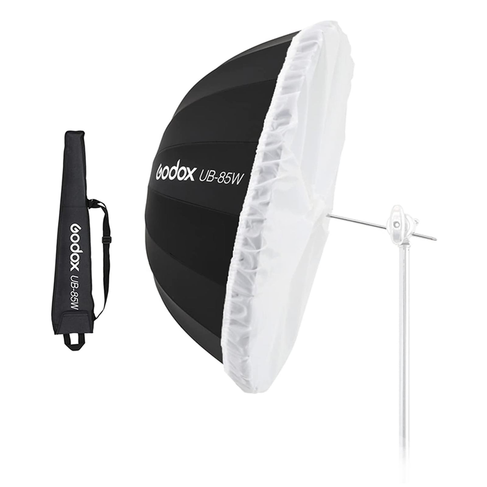 Godox UB-85W Parabolic Reflective Studio Umbrella White - 85cm
