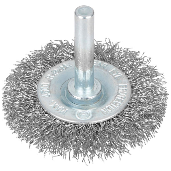 Blue Spot Tools 75mm (3") Flat Wire Wheel Brush