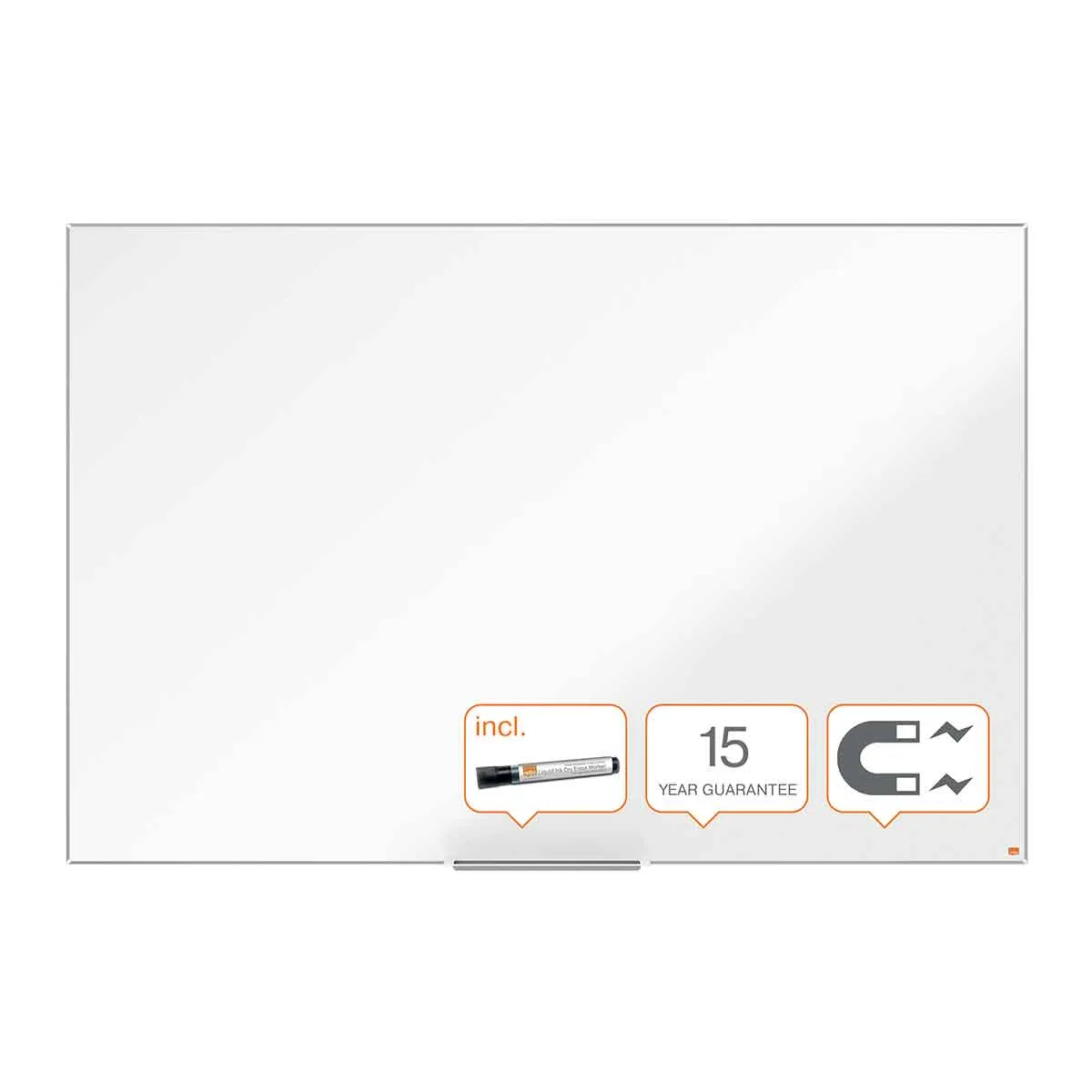 Nobo Impression Pro Nano Clean Magnetic Whiteboard 1800 x 1200mm, white