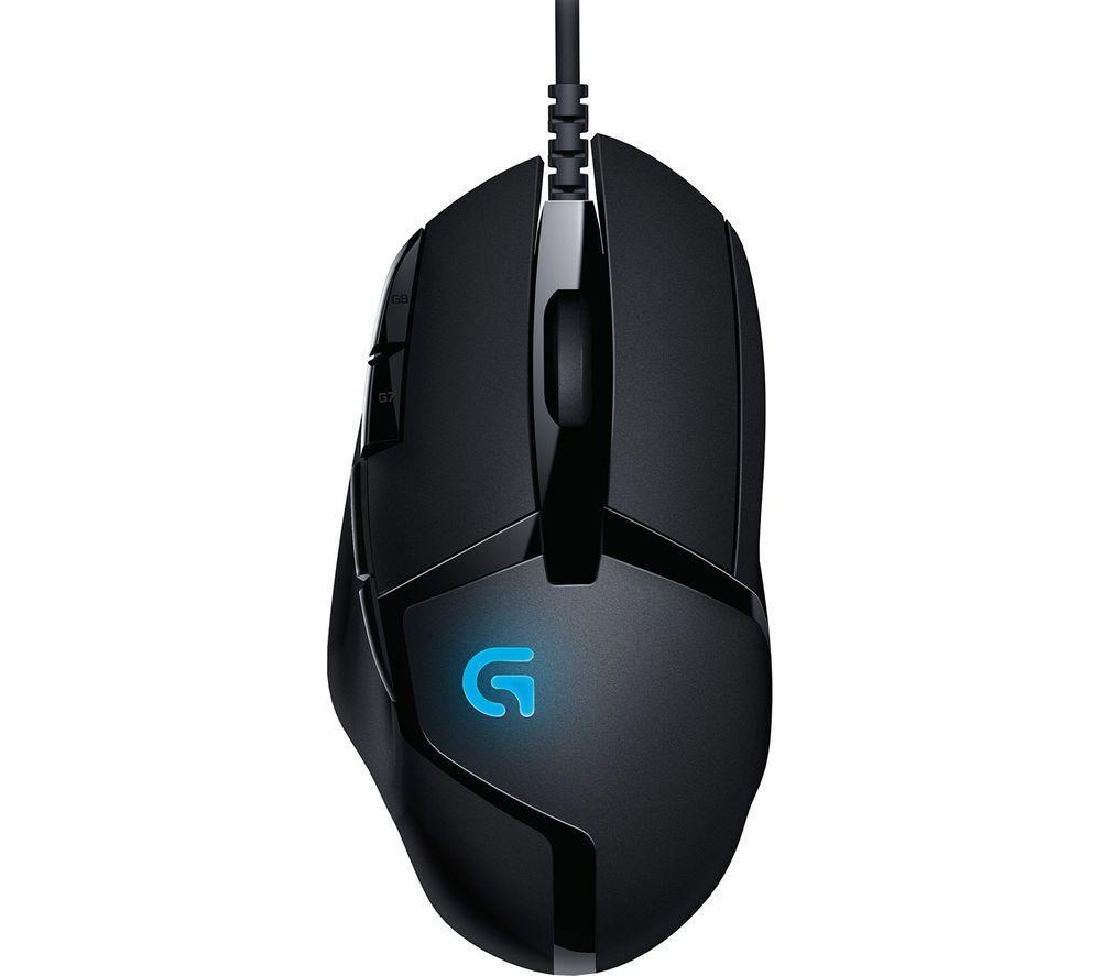 Logitech G402 Hyperion Fury FPS Optical Gaming Mouse, Black