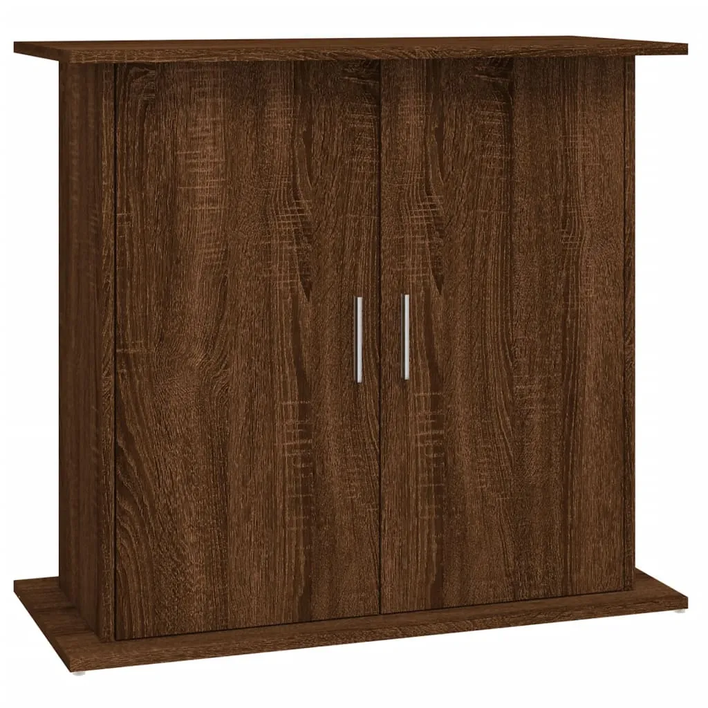VidaXL Aquarium Stand Brown Oak 81x36x73 cm Engineered Wood