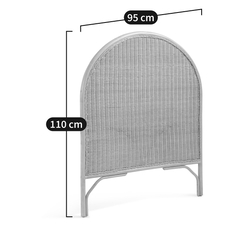 La Redoute Interieurs Molly Reversible Rattan Headboard by La Redoute