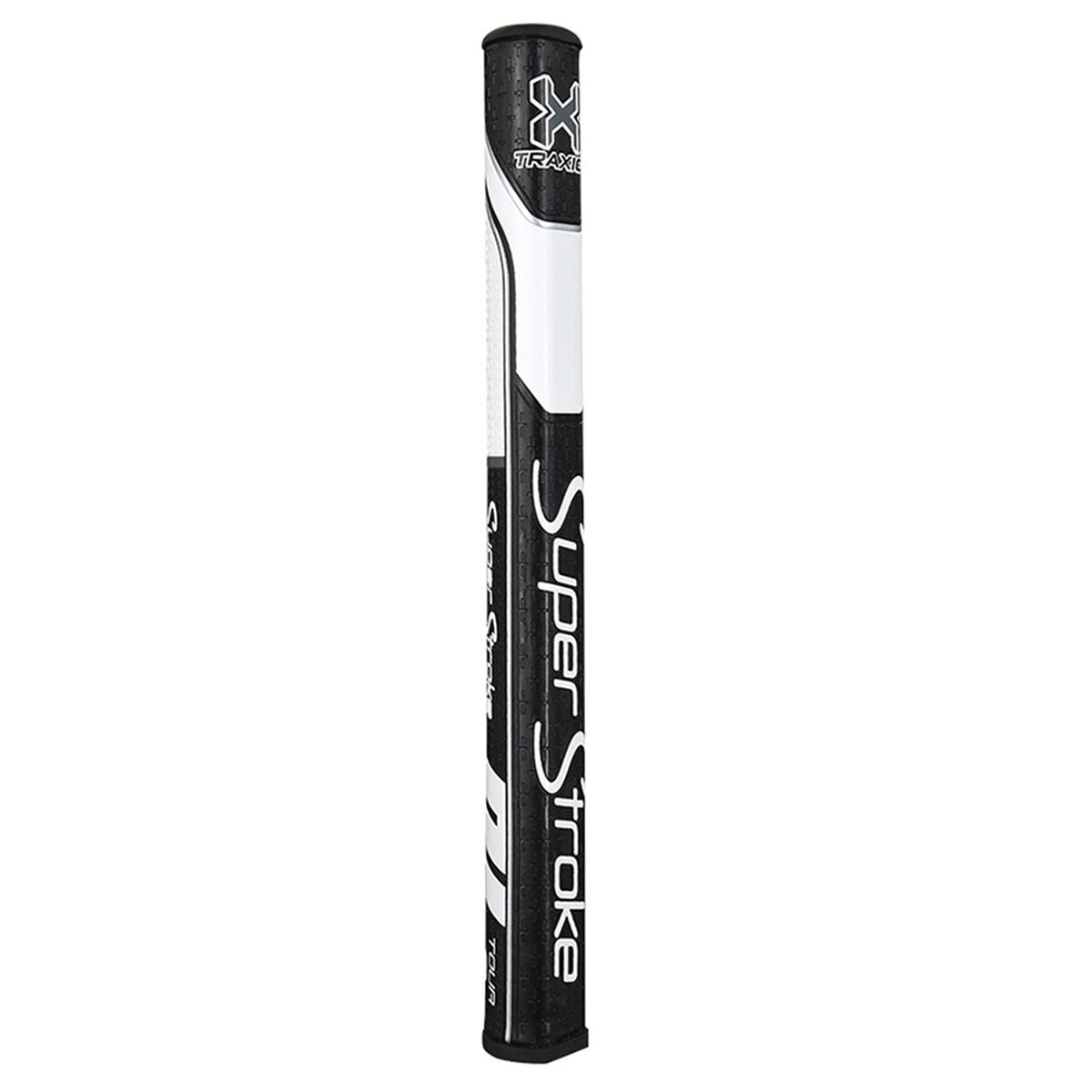 Superstroke Traxion Tour Ultra Slim 1.0 Putter Grip, Male, Black/White