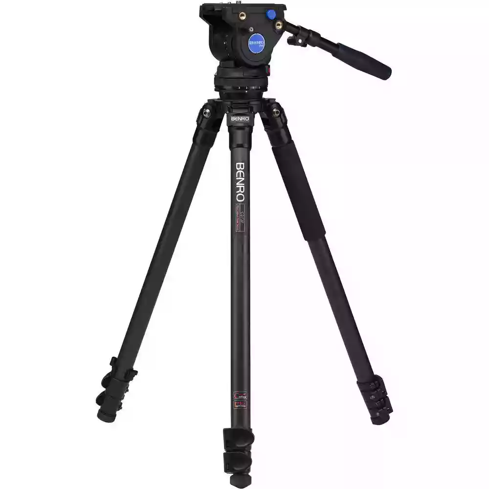 Benro C373F Series 3 CF Single Leg Video Tripod w BV4 Fluid Head Kit