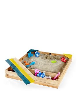 Plum Store-It Wooden Sand Pit [Natural]