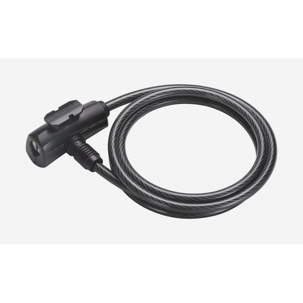 BBB Security - QuickSafe Coiled Cable Lock [BBL-61] Black Size: 81500m
