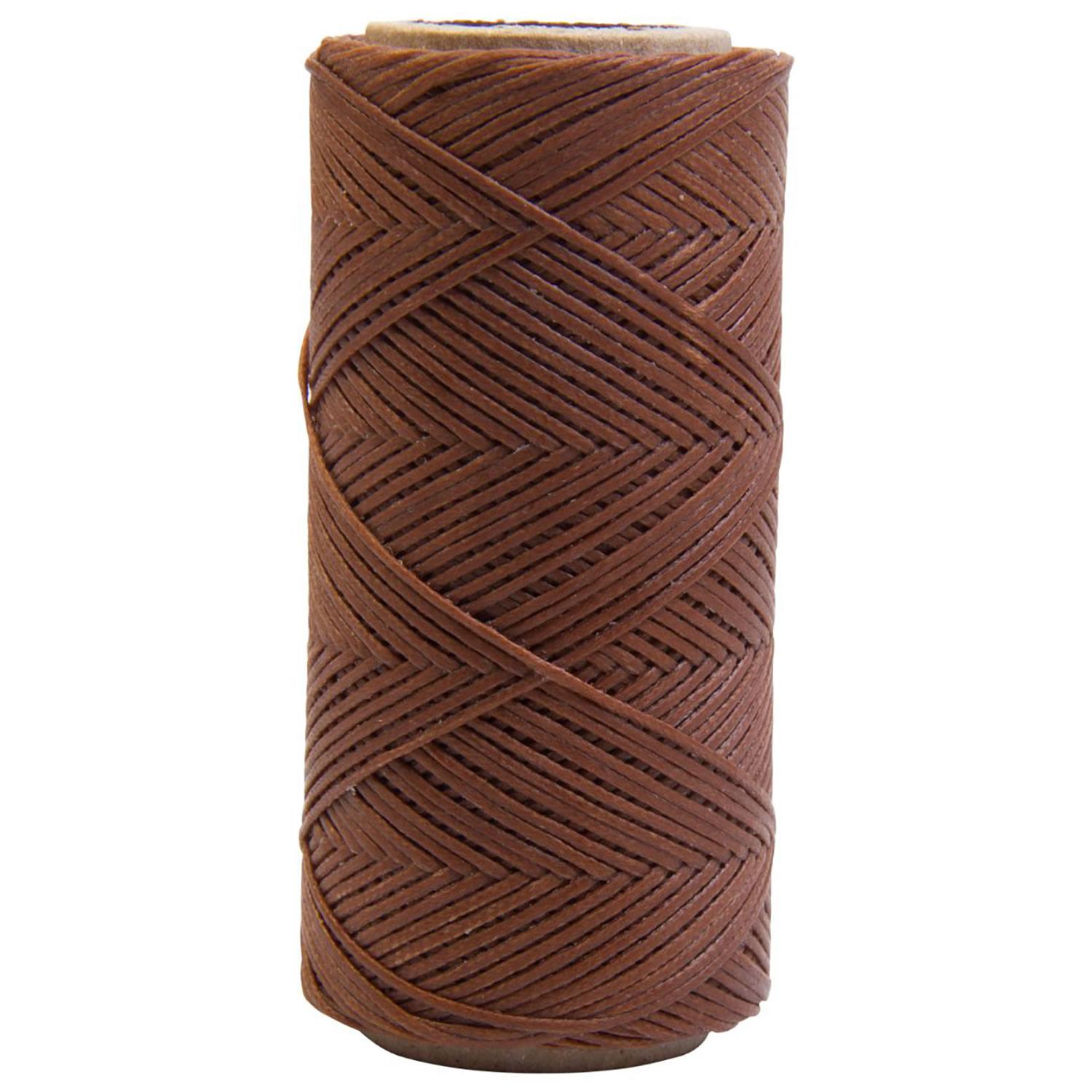 Imperial Riding Brown Waxed Braiding Thread - One Size