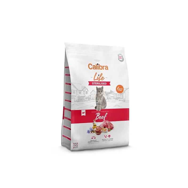 Calibra Cat Life Sterilised Beef Cat Food - 1.5kg