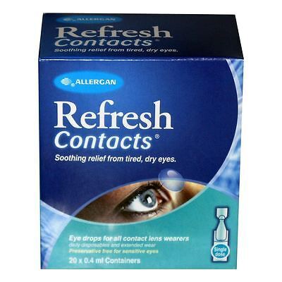 Refresh Contacts Unit Vials 0.4ml - 20 Containers