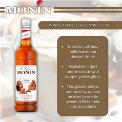 Monin Caramel Syrup 1L