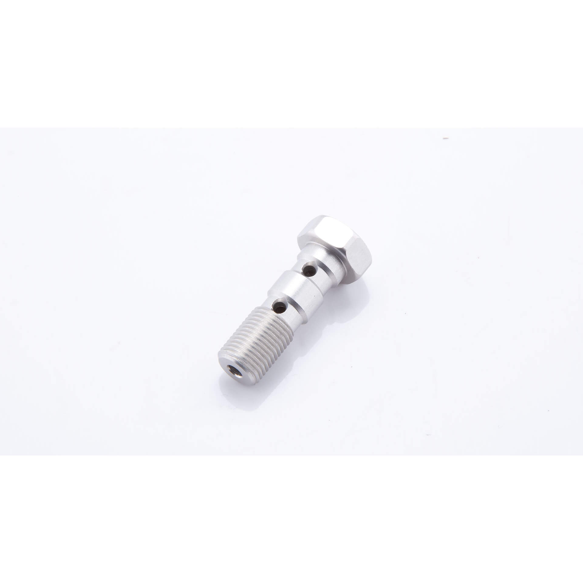LSL Aluminium double banjo bolt M10x1.00, silver, silver