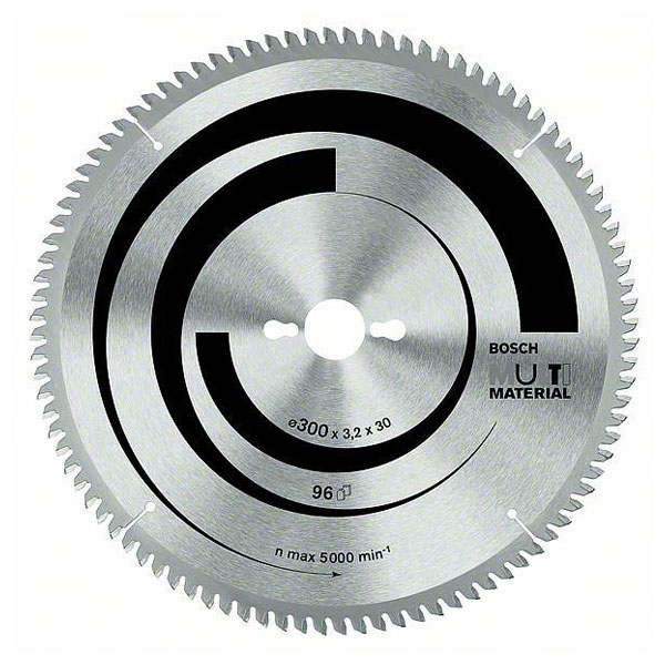 Bosch 2608640451 Circular Saw Blade For Mitre Cuts 254mm x 30mm x 96T