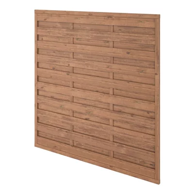 Klikstrom Tiama Pressure Treated 6Ft Wooden Fence Panel (W)1.8M (H)1.8M