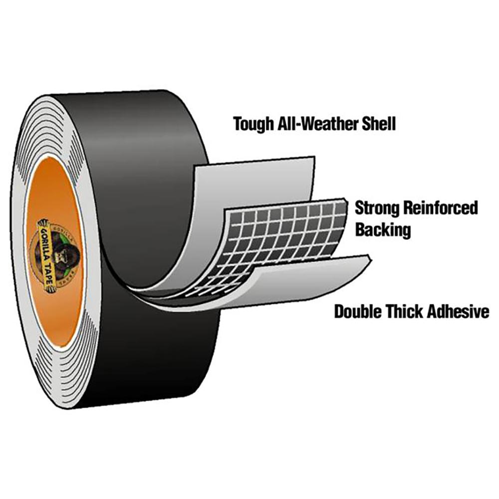 Gorilla Nastro Gorilla Tubeless - 48 mm x 11 mt