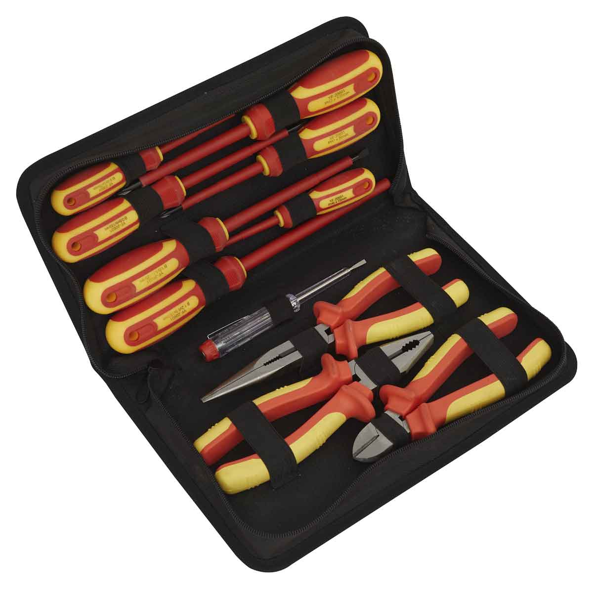 Sealey S01219 12 Piece Electrical VDE Tool Set Electricians Tool Set