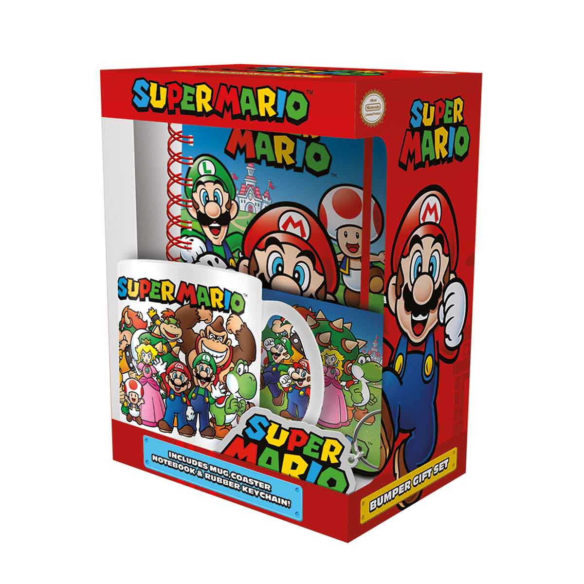 Super Mario Geschenk-Set Fan Package multicolour