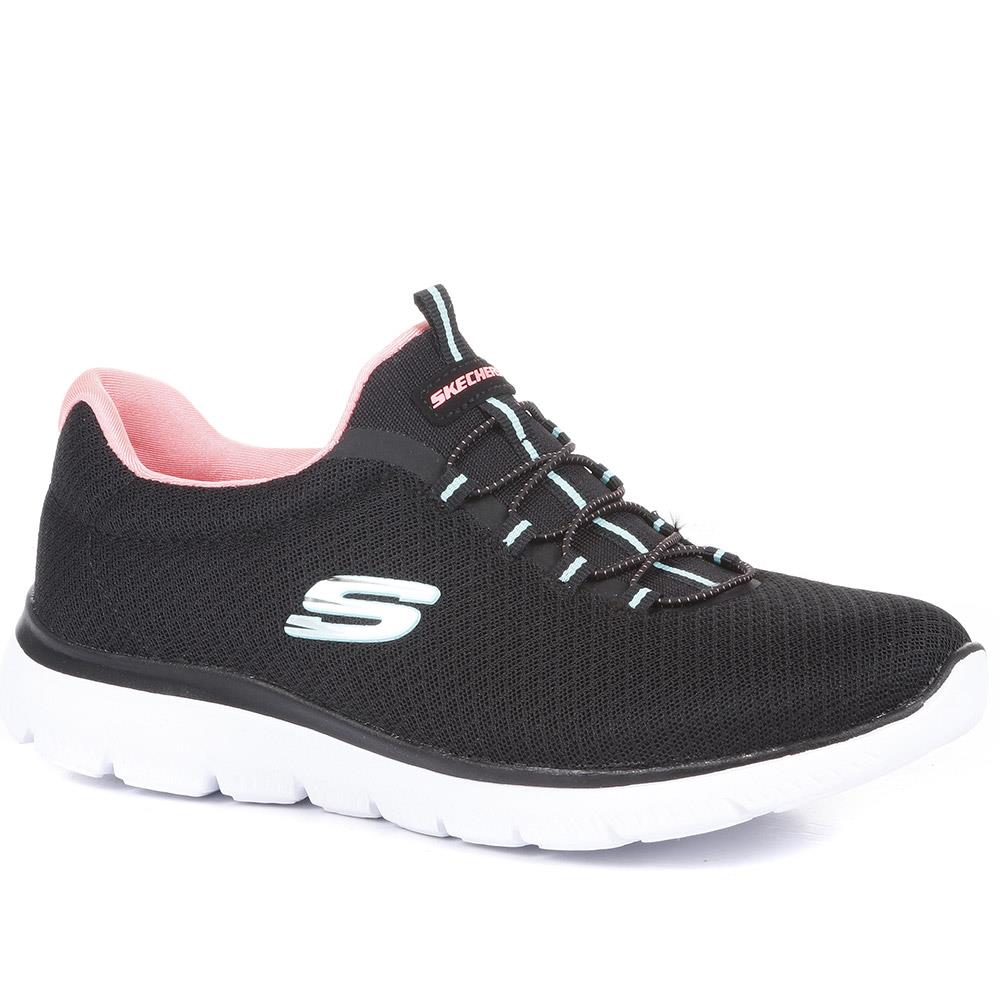 Skechers Women's Summits Slip On Trainers - SKE31269 / 318 267 - Charcoal 8