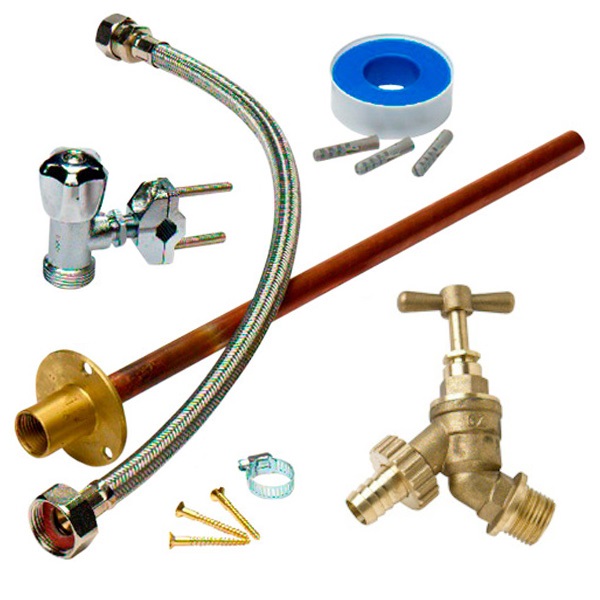 DIY Direct Garden Tap Kit With 1/2" Hose Union Tap & All Fixings