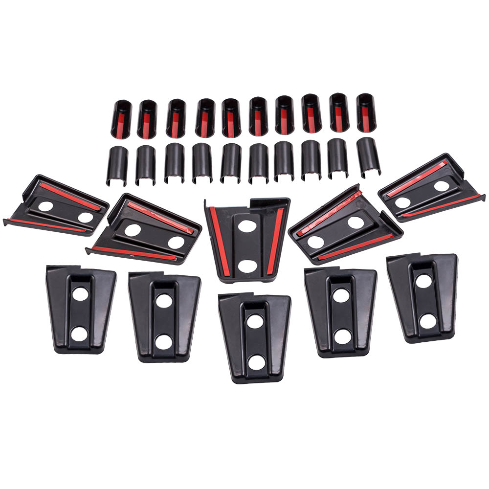 MaXpeedingrods Hood Door Hinge Cover Unlimited Accessories compatible for Jeep Wrangler JK JKU Unlimited