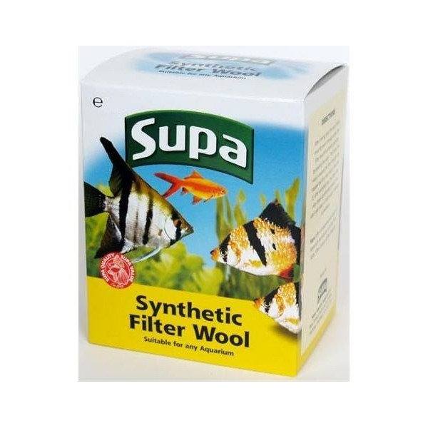 Supa Synthetic Wool Filters for Aquariums - Small - 50g Box