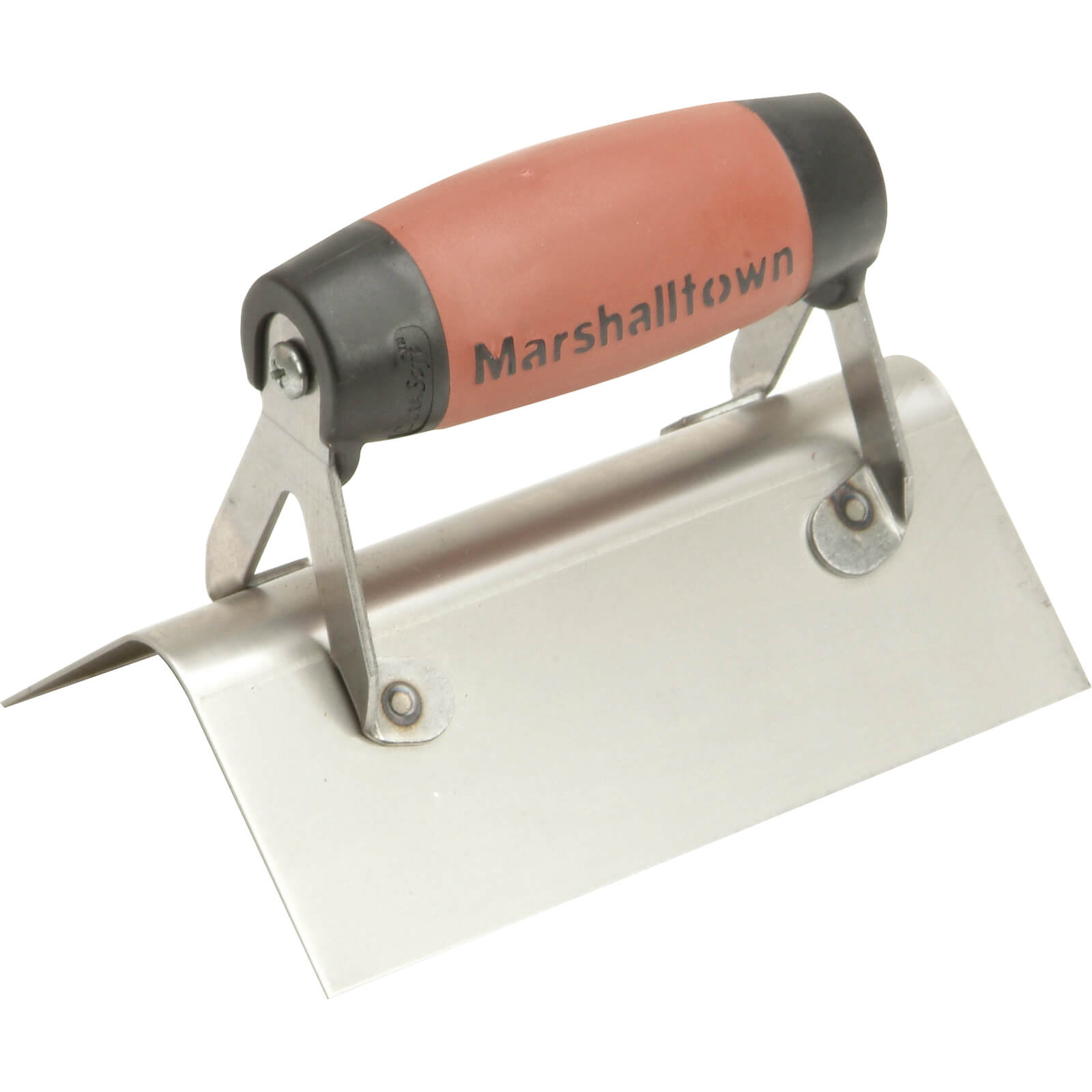 Marshalltown 68SSD Stainless Steel External Corner Trowel (Rounded DuraSoft Handle)