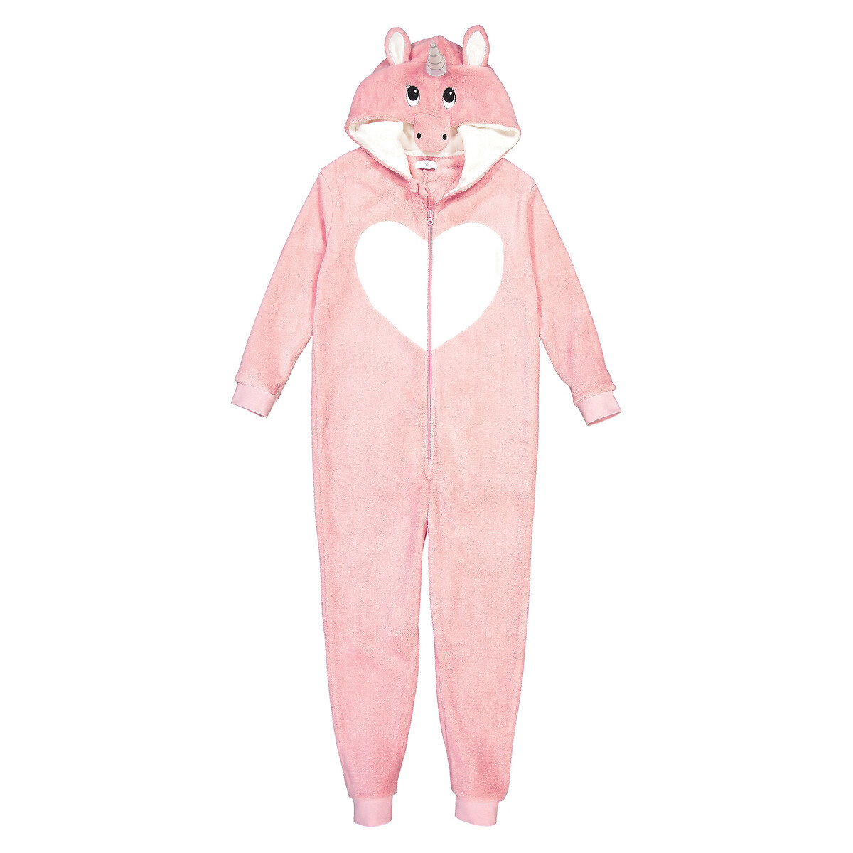 La Redoute Collections Fleece Hooded Unicorn Onesie By La Redoute