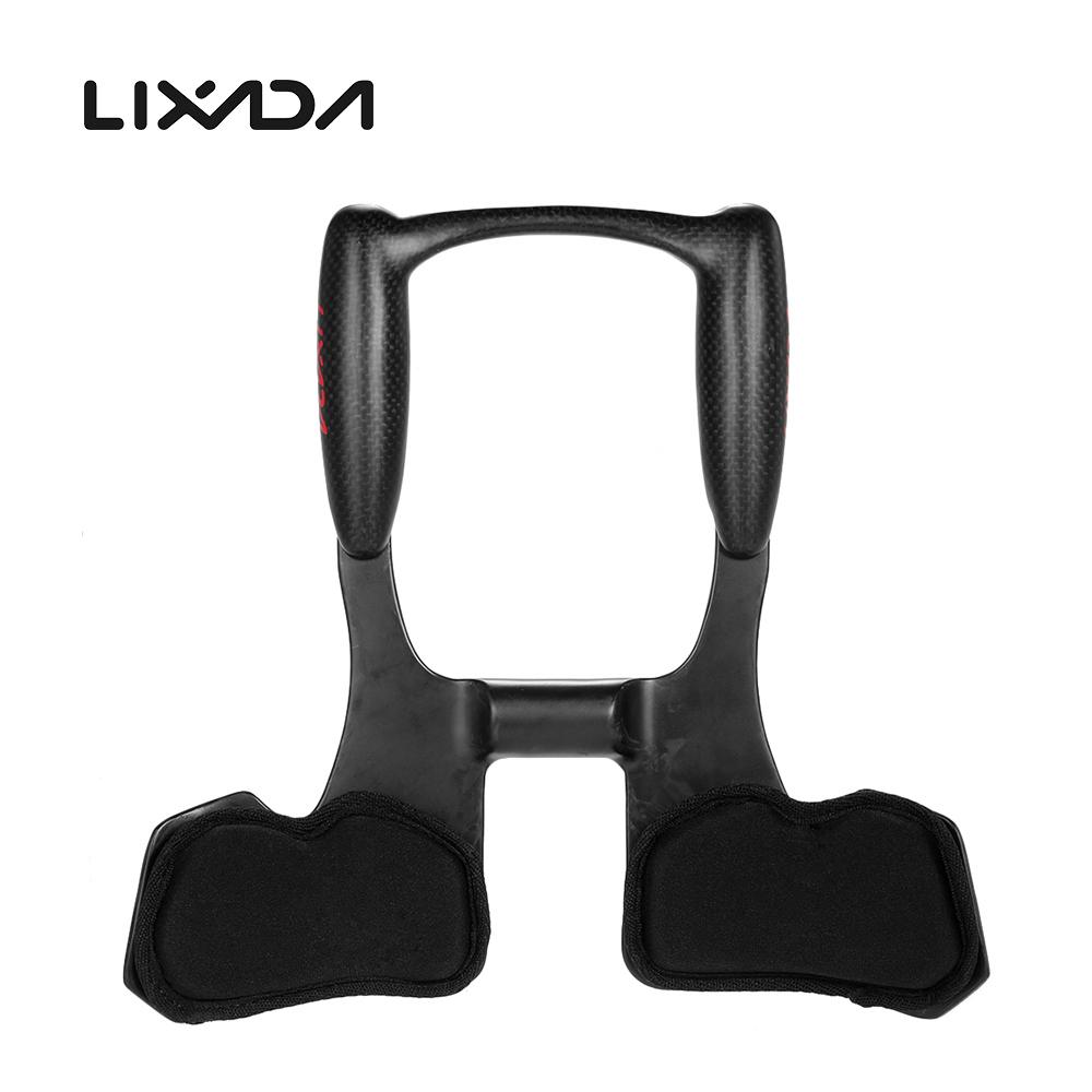GoolRC Lixada Carbon Fiber Bicycle Aerobar Bike Road Triathlon Arm Rest Handlebars red