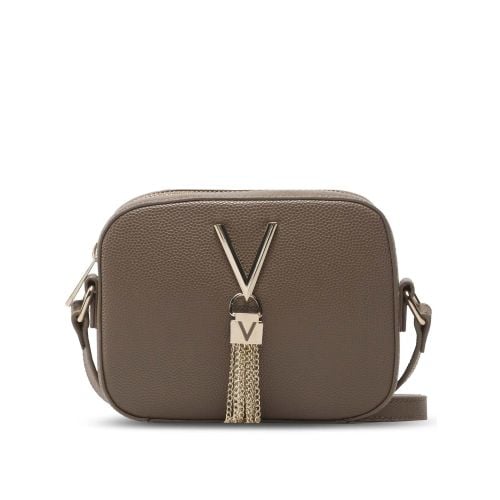 Valentino Bags Divina Camera Cross Body Bag - Taupe|