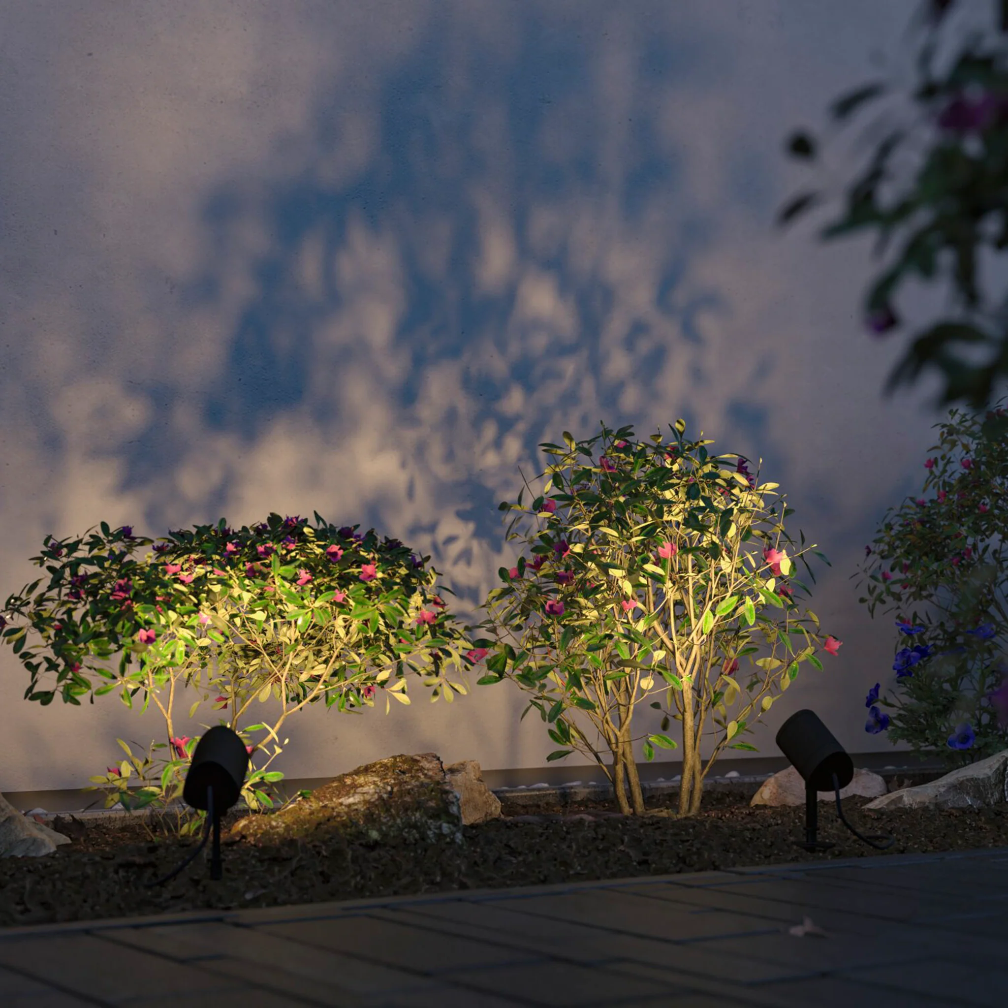 Paulmann Plug & Shine Outdoor 6.5W LED Garden Spotlight with Smart Home Zigbee 3.0 in Anthracite