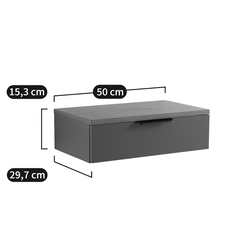 La Redoute Interieurs Valga Wall Bedside Table by La Redoute