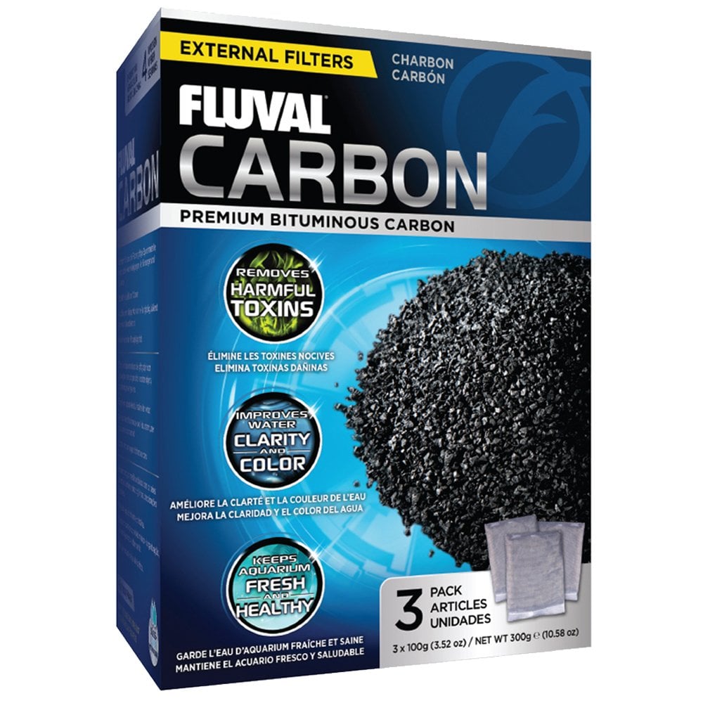 Fluval Carbon Media Size: 3 x 100g